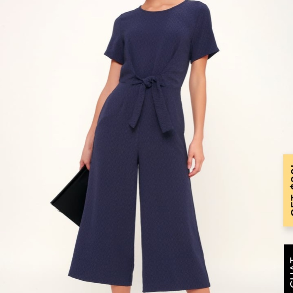 Lulus Navy Jumpsuit